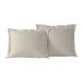 Vandaag Home Pillow Shams Soft Microfiber Tailored Classic Styling, Standaard, Ivoor (2 Pack)