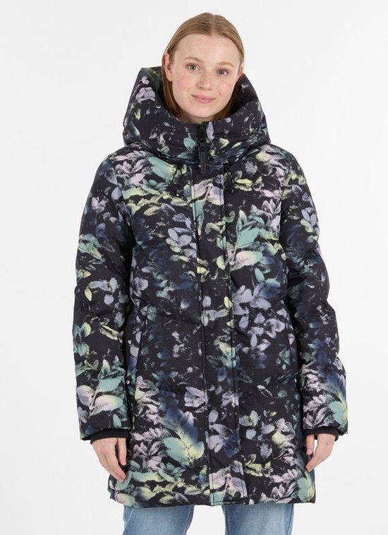 Ragwear Avelin Print Dames Winterjas - meerkleurig - L