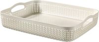 Curver knit tray A4 4.5L white plastic rectangular 35 cm