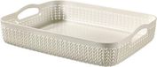 Curver knit tray A4 4.5L white plastic rectangular 35 cm