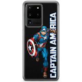 ERT GROUP Telefoonhoes voor Samsung S20 Ultra Original en officieel gelicentieerd Marvel patroon Captain America 030