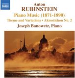 Outhere Joseph Banowetz - Rubinstein: Piano Music | Thema And Variations (CD)
