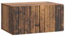 Support mural meuble TV 59,5 x 41 x 30 cm Vieux bois Bois traité