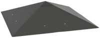 Toit de remplacement pour pavillon - 3 x 3 mètres - Tissu Oxford - 370 g/m² - UPF 30 - Gris