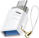 XO, Lader Adapter USB naar USB-C, Wit