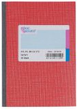 KÖNIG & EBHARDT notitieboek, A6-formaat, 96 bladzijden, geruit, rood