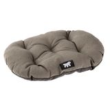 Ferplast Relax Hondenbed, Kussen voor Middelgrote Honden, Kattenbed, Mat voor Kennels en Auto's - Wasbaar - Gemaakt van Katoen met Zachte Vulling, 85 x 55 cm. Bruin