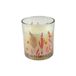 Homéa, Bougie en Verrine, décorative, pure harmonie, D9 x 10 cm, romance florale