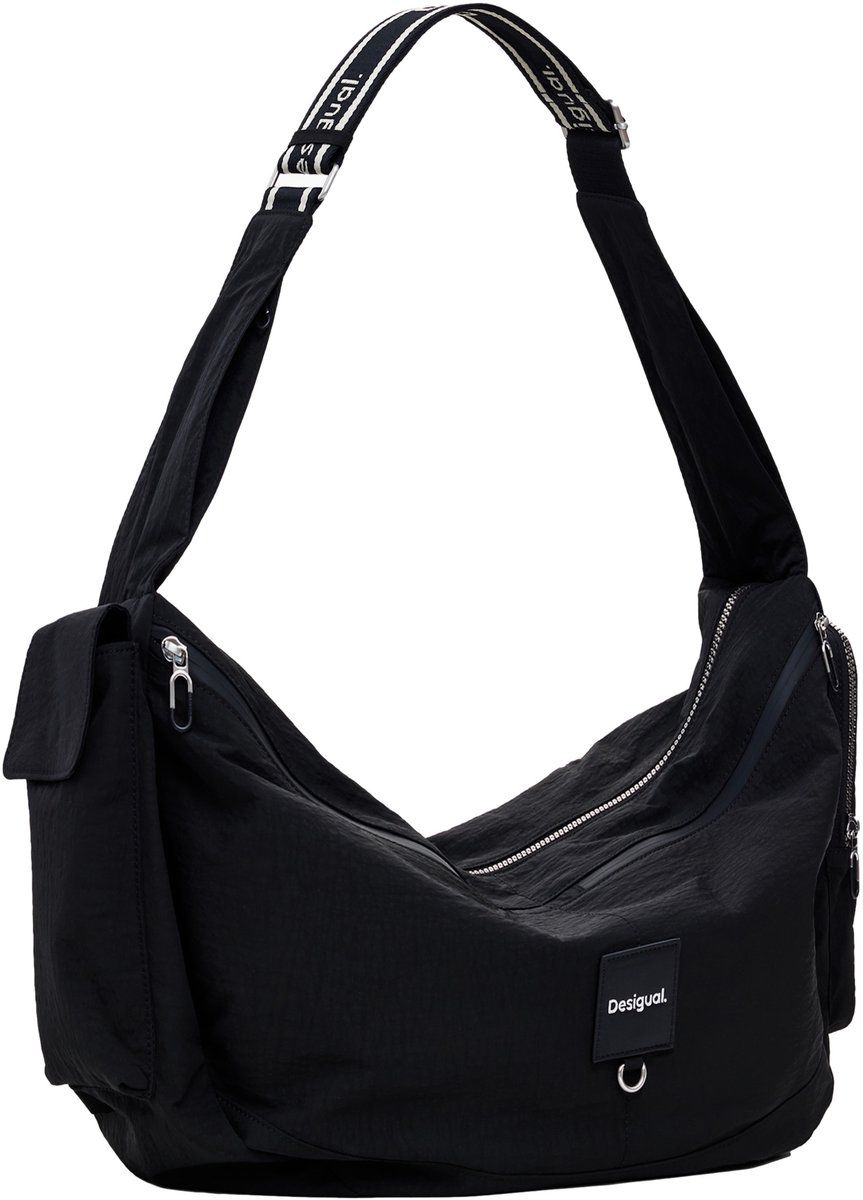 Desigual reistas sporttas Maxi Cangas Travelling Luggage Black zwart