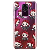 ERT GROUP mobiel telefoonhoesje voor Xiaomi REDMI NOTE 9 origineel en officieel erkend Marvel patroon Black Widow 013