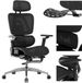 Mark Adler Expert 7.9 Ergonomische Bureaustoel - Netstof Mesh - Zwart