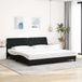 Maison Exclusive - Cadre de lit sans matelas Noir 200x200 cm Tissu