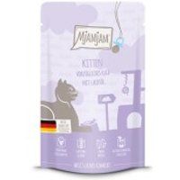 MjAMjAM Kitten Wet Food, Pouch, Veal with Salmon Oil 12x125g