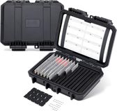 Sans marque Boîtier de rangement étanche pour SSD internes M.2 avec agencement en mousse pour 2230 à 2280
