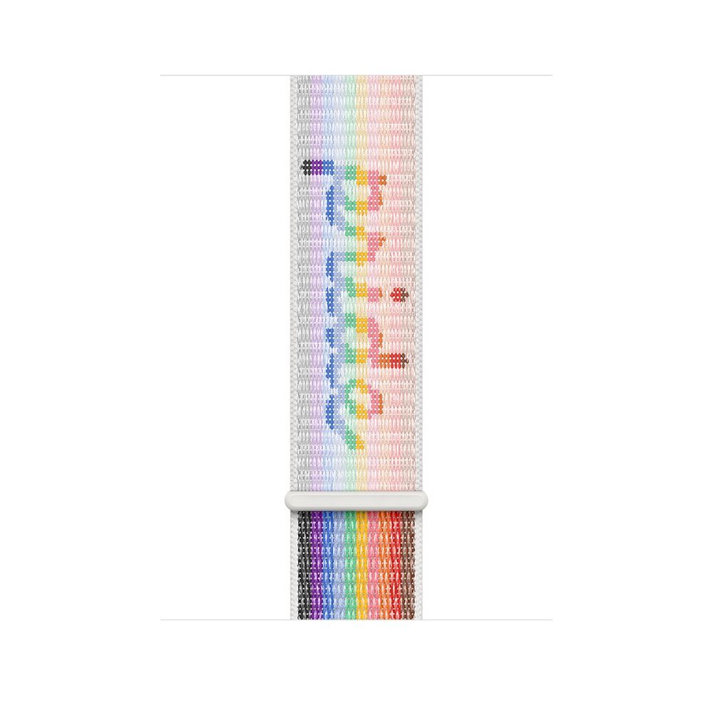 Apple Pride Edition Band Meerkleurig Nylon - Watch 45mm
