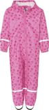 Playshoes Regenoverall voor meisjes - Hartjes - Roze - maat 104cm