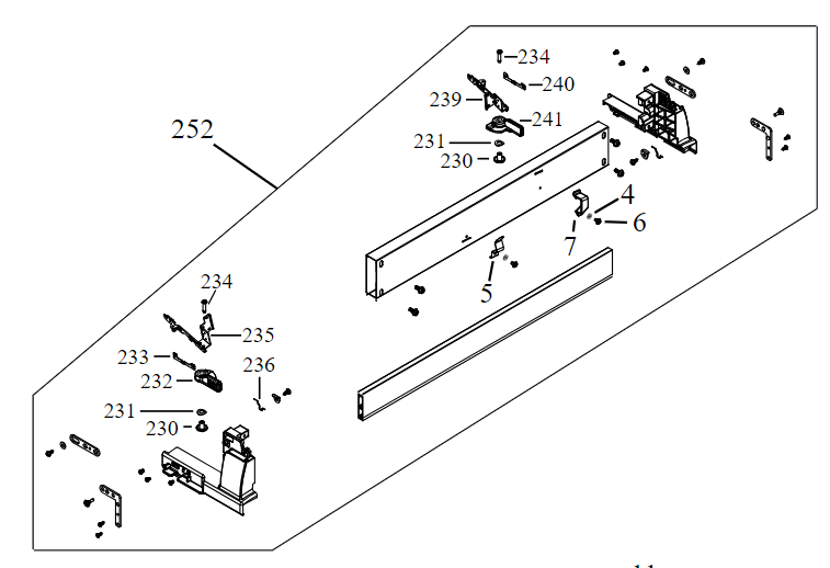 DeWalt Accessoires DeWALT N638742 Parallelgeleider