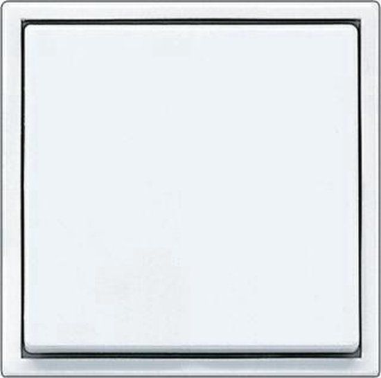 Jung LS990 Schakelelement/Centrale Plaat - LS990WW - Wit - Mat - Indoor en Outdoor