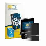 BROTECT - privacy screenprotector voor Dormakaba Terminal 96 00 - Folie Beschermfolie Blauwlichtfilter 2 Stuks