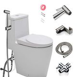Droiee Bidetsproeier voor toilet, handheld bidetsproeier waterset, badkamerhanddouche voor zelfreiniging, vermindert toiletpapierverspilling - hoogwaardig roestvrij staal
