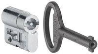 Hager MES-PHZDB3 Profielhalfcilinder Dubbele Baard 3 mm