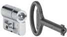 Hager MES-PHZDB3 Profielhalfcilinder Dubbele Baard 3 mm