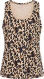Protest PRTKaiten Singlet Dames Mouwloos Ronde Hals Bruin