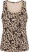 Protest PRTKaiten Singlet Dames Mouwloos Ronde Hals Bruin