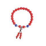 Lotus Boeddhistische armband met ronde kralen in geschenkdoos