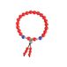 Lotus Boeddhistische armband met ronde kralen in geschenkdoos