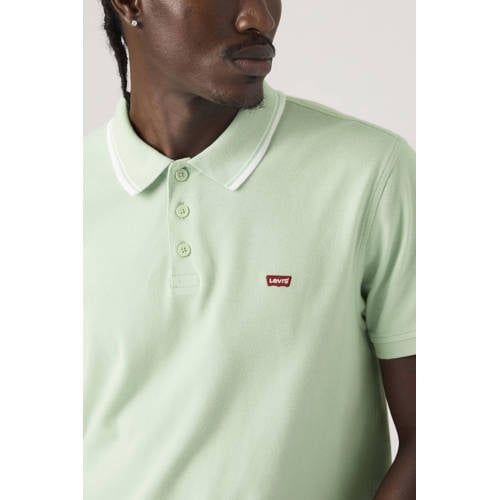 Levi's regular polo lichtgroen