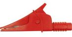 Cliff Croc Clip Veiligheids-krokodilklem Steekaansluiting 4 mm CAT III 1000 V Rood