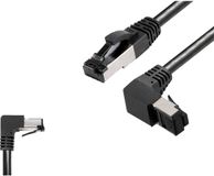 BKL Electronic 144020 Câble réseau RJ45, câble de brassage CAT 8.1 S/FTP 3 m Noir sans halogène 1 pièce(s)