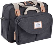 Béaba Geneva II Luiertas - Verzorgingstas - 23L - Inclusief Verschoonmat & Koelvak - Grijs - Dark Heather Grey