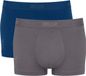 Sloggi SLG Base Trunk C2P Heren Onderbroek - Grijs/Blauw