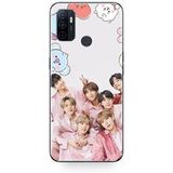 Oppo Etui Oppo A32 Kpop BTS Roze Maniacase