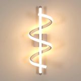 Comely 26W LED Wandlamp Binnen Moderne Wandlamp Wit van Aluminium LED Wandlampen voor Slaapkamer Woonkamer Trap Gang - Warm Wit 3000K