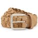 AllSaints Dustin Woven Belt Tan W38