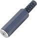 TRU COMPONENTS 1578975 Jackplug 2.5 mm Bus, droit Nombre de pôles : 3 Stéréo Noir 1 pièce(s)