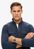 Superdry Military overhemd met lange mouwen Heren Katoen French Navy S
