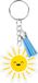 Paperdreams Sleutelhanger met kwastje | Acryl sleutelhanger - Zon