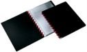 Durable 242601 Duralook Easy ringband (20 transparante hoezen, PP, voor A4, voor A4, 260 x 310 mm) zwart