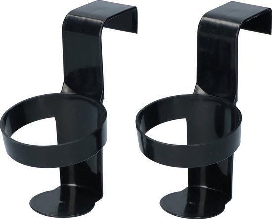 Carpoint Blikhouders - 2 stuks - Universeel - Zwart