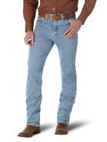 Wrangler Cowboy Cut Stretch Slim Fit Jeans voor heren, Antiek wassen, 30W / 30L