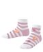 FALKE Striped Jellies kort gedessineerd katoen Korte sokken kinderen wit - maat 35-38