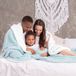 AmeliaHome Shleepy Plaid 170x210 cm - Zacht Blauw