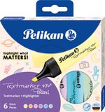 Pelikan Markeerstift 490® Pastel 6 markeerstiften in etui
