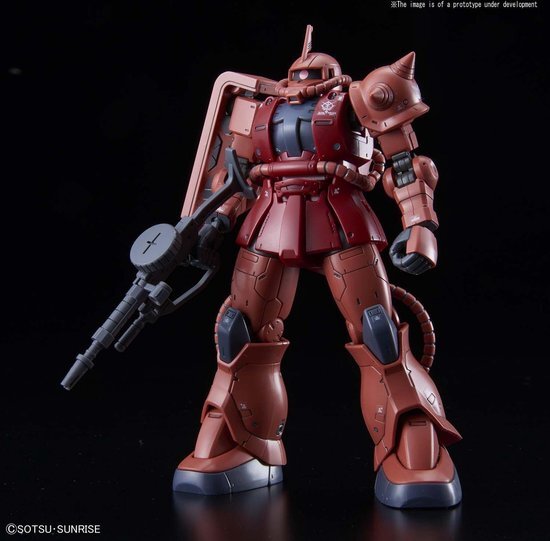 Bandai Hobby Gundam The Origin MS-06S Zaku II Char Red Comet Ver., Bandai HG TheOrigin 1/144