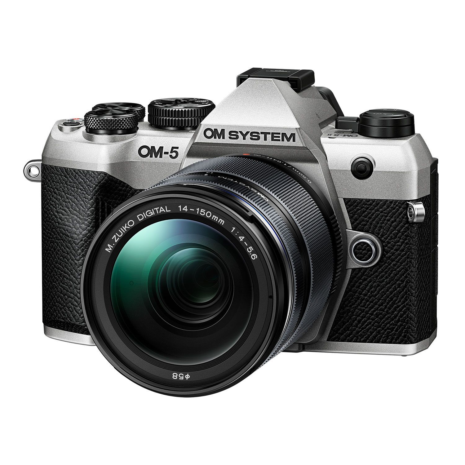 OM System OM-5 Mark II Zilver + 12-45mm f/4.0 PRO Zwart
