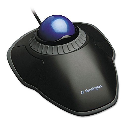 Kensington Orbit Bedrade trackball Met Scrollring, Geschikt Voor Windows 10, 8.1, 8, 7 En macOS® 10.8 Of nieuwer, Zwart, K72337EU
